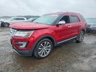 2017 Ford Explorer Platinum Red vin: 1FM5K8HTXHGC82191