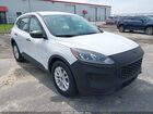 2020 Ford Escape S White vin: 1FMCU0F62LUC07172