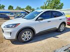 2021 Ford Escape S White vin: 1FMCU0F6XMUA98123