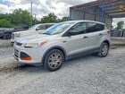 2016 Ford Escape S Silver vin: 1FMCU0F70GUB29716