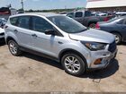 2018 Ford Escape S Silver vin: 1FMCU0F75JUB24678