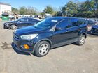 2017 Ford Escape S Black vin: 1FMCU0F76HUD64221