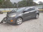 2017 Ford Escape S Gray vin: 1FMCU0F78HUA99110