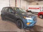 2018 Ford Escape S Blue vin: 1FMCU0F78JUB71087