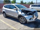 2017 Ford Escape Se Silver vin: 1FMCU0G95HUB46772