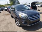 2017 Ford Escape Se Gray vin: 1FMCU0GDXHUB79545