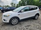 2017 Ford Escape Titanium White vin: 1FMCU0JD6HUC73561