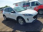 2022 Ford Escape S White vin: 1FMCU9F6XNUB51618