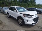 2020 Ford Escape Se White vin: 1FMCU9G65LUB53126