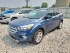 2018 Ford Escape Se Blue vin: 1FMCU9GD0JUA03789