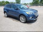 2018 Ford Escape Se Blue vin: 1FMCU9GD0JUC38824