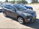2018 Ford Escape Se Gray vin: 1FMCU9GD0JUD07401