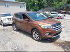 2017 Ford Escape Se Brown vin: 1FMCU9GD2HUB75784