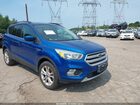 2018 Ford Escape Se Синий vin: 1FMCU9GD4JUB02003