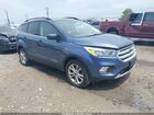 2018 Ford Escape Se Light Blue vin: 1FMCU9GD4JUB73024