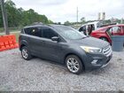 2018 Ford Escape Se Gray vin: 1FMCU9GD6JUB17019