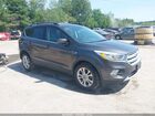 2018 Ford Escape Se Gray vin: 1FMCU9GD9JUD08563