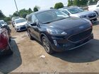 2021 Ford Escape Sel Черный vin: 1FMCU9H67MUB23058