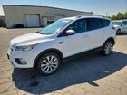 2017 Ford Escape Titanium White vin: 1FMCU9J90HUE48533