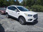 2017 Ford Escape Titanium White vin: 1FMCU9J96HUE61674