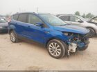 2017 Ford Escape Titanium Синий vin: 1FMCU9JD8HUC93444