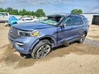 2021 Ford Explorer Xlt Синий vin: 1FMSK7DH0MGA61546