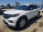 2020 Ford Explorer Xlt White vin: 1FMSK7DH1LGC99291