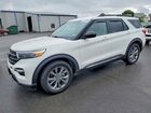 2023 Ford Explorer Xlt White vin: 1FMSK7DH8PGA49214