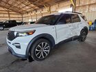2022 Ford Explorer St-line Белый vin: 1FMSK7KH3NGB61385
