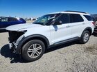 2020 Ford Explor Xlt White vin: 1FMSK8DH1LGC44362