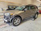 2021 Ford Explorer Xlt Brown vin: 1FMSK8DH7MGA66507