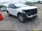 2021 Ford Explorer Xlt White vin: 1FMSK8DH9MGA51717