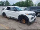 2021 Ford Explorer Limited White vin: 1FMSK8FH2MGC28797