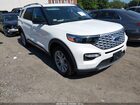 2022 Ford Explorer Limited White vin: 1FMSK8FH2NGB16471