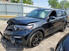 2022 Ford Explorer St-line Black vin: 1FMSK8KH6NGC39874