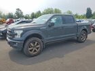 2016 Ford F150 Supercrew Gray vin: 1FTEW1EG6GFA80055