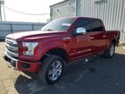 2016 Ford F150 Supercrew Красный vin: 1FTEW1EG6GFB41534