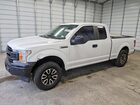 2018 Ford F150 Super Cab White vin: 1FTEX1C52JKE97363