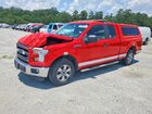 2016 Ford F150 Super Cab Red vin: 1FTEX1CF6GFD00415