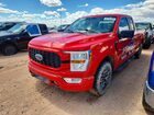 2021 Ford F150 Super Cab Red vin: 1FTEX1CP1MKD60842