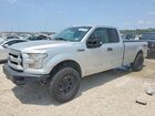 2016 Ford F150 Super Cab Silver vin: 1FTEX1EF2GKE66547