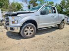2016 Ford F150 Super Cab Silver vin: 1FTEX1EPXGKE41159