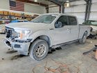 2018 Ford F150 Supercrew Silver vin: 1FTFW1E55JKF17741