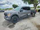 2021 Ford F150 Supercrew Gray vin: 1FTFW1E89MFA37676
