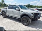 2017 Ford F-150 Raptor Silver vin: 1FTFW1RG1HFB84677