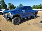 2022 Ford F150 Raptor Blue vin: 1FTFW1RG7NFC44991