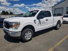 2021 Ford F150 Super Cab White vin: 1FTFX1E8XMKD41779