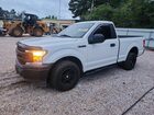 2019 Ford F150 White vin: 1FTMF1CB6KFB64405