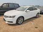 2017 Chevrolet Impala Lt White vin: 1G1105SA5HU172920