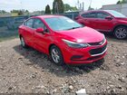 2018 Chevrolet Cruze Lt Auto Red vin: 1G1BE5SM4J7168166